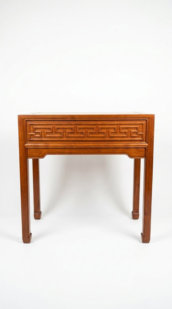 Image 1 of Vintage Chinoiserie Side Table, 1980s