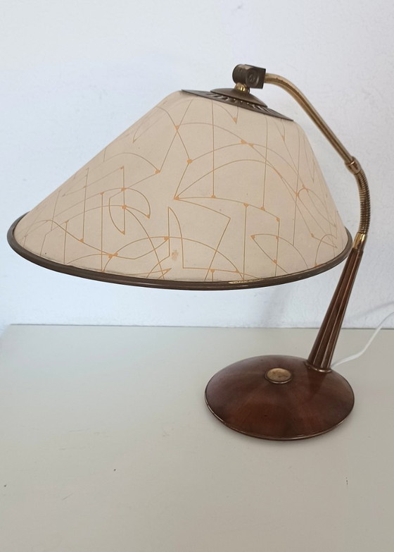 Lampada da scrivania anni Cinquanta domata – Temde, Lampade da scrivania, Metal, Wood (photo 7 of 10)
