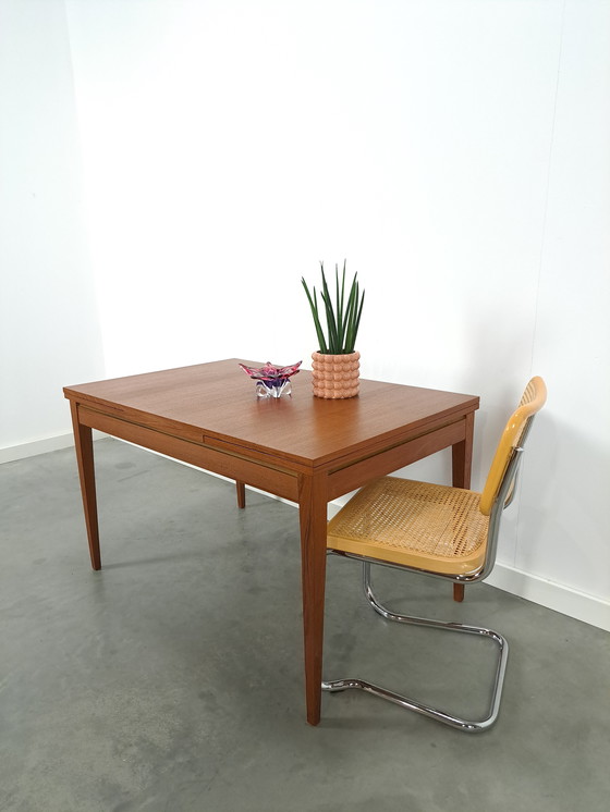 Image 1 of Teak Extendable Dining Table