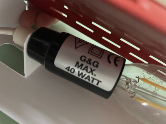 Image 1 of Vintage metal wall lamp