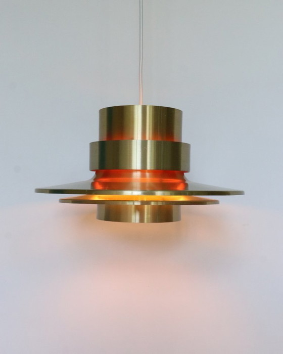 Image 1 of Zweedse messing hanglamp Carl Thore