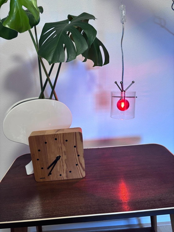 Image 1 of Lampada a sospensione di design con illuminazione d'atmosfera rossa