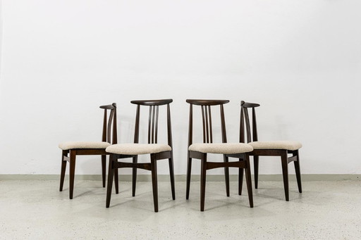 VENTE Ensemble de 4 chaises de salle à manger de M. Zieliński, années 1960