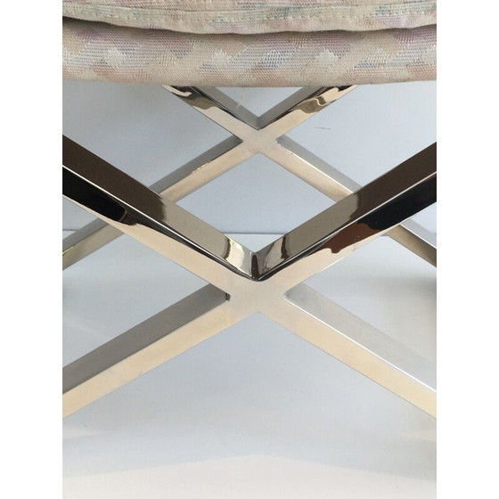 Image 1 of Vintage stool in Chrome 1970