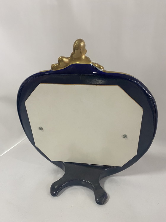 Image 1 of Signed vintage ceramic photo frame