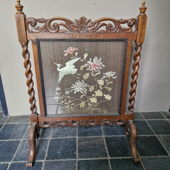 Image 1 of Wooden Firescreen