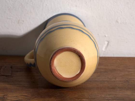 Brocca vintage in ceramica smaltata, Europa Centrale, circa 1930, Stoviglie (foto 10 di 11)