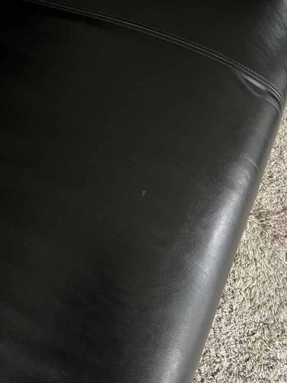 Image 1 of 2 Stück Rolf Benz RB-322 schwarz-weiß 3-Zits-Bank