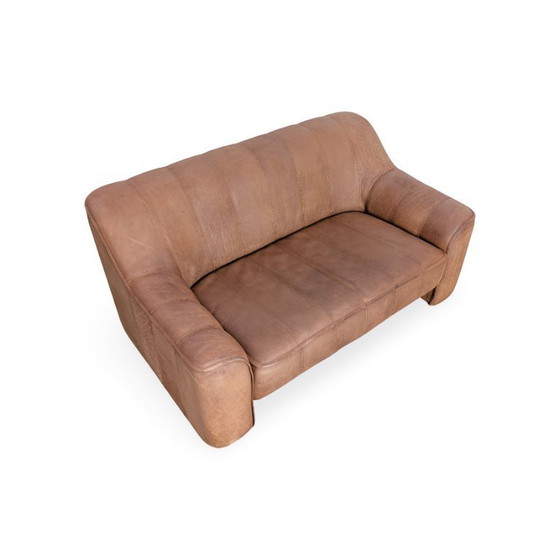 Image 1 of Original de Sede DS44 tweezitsbank van buffelleer in bruin