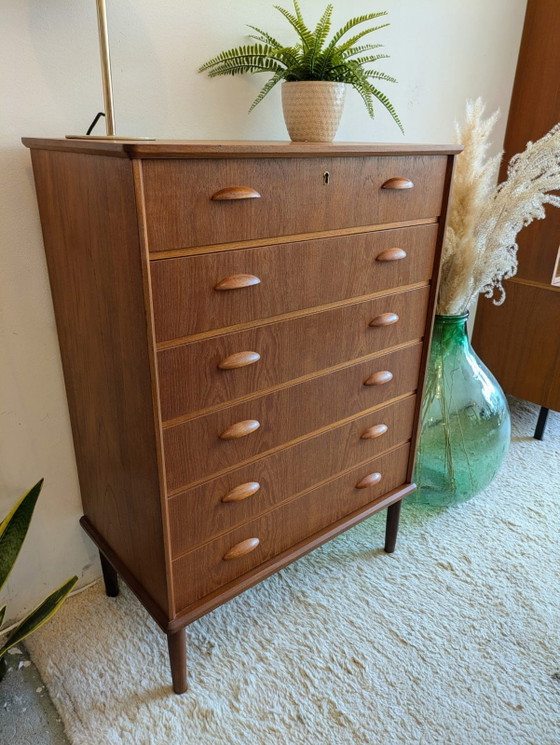 Image 1 of Cassettiera vintage danese in teak.