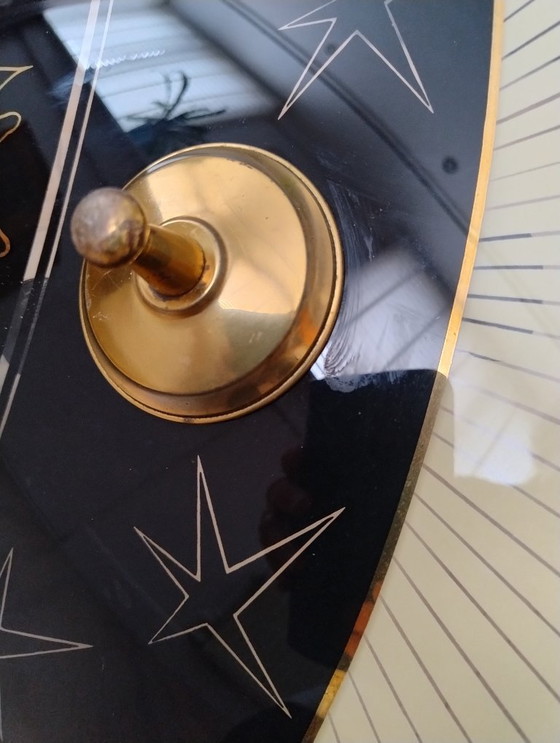 Image 1 of Plafonnier vintage en verre des années 50 et 60