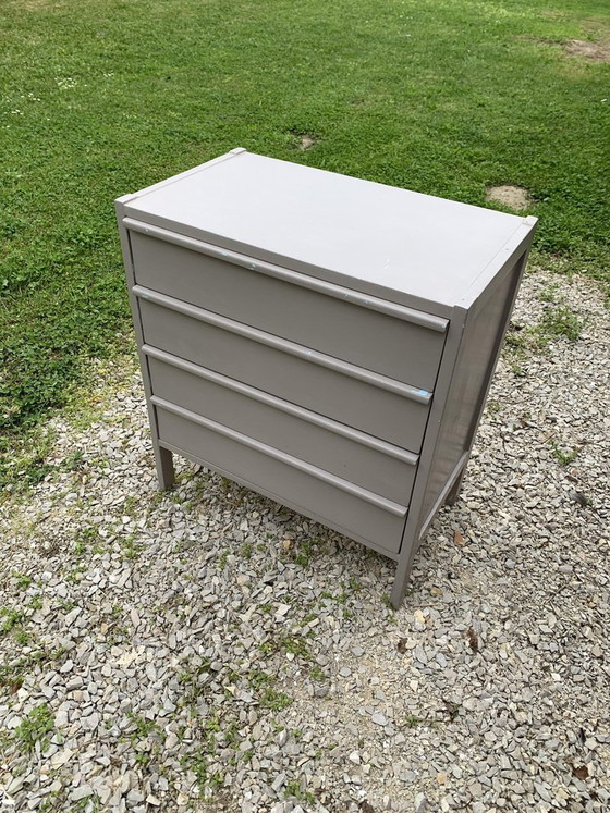 Danish Painted Wooden Chest of Drawers, 1960s – Scandinavian (photo 2 of 5)