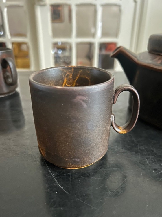 Image 1 of Ruska theeservies van Ulla Procopé voor Arabia