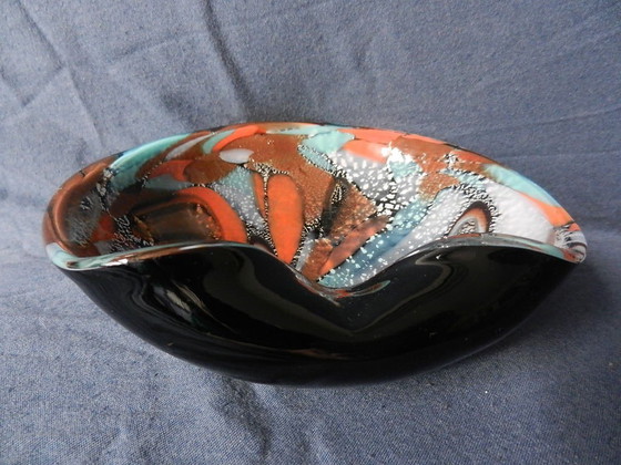 Mehrfarbige Glasschale, sogenannte Tutti Frutti AVEM Murano Italien – Schalen (photo 5 of 8)
