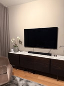 3 Wohnzimmer Papadatos THEMA Buffet 244cm Marmor Arabescato