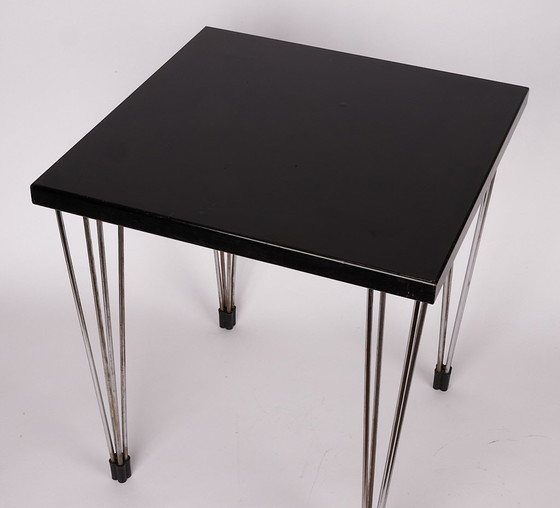 Image 1 of Scandinavian side table - Hairpin Legs