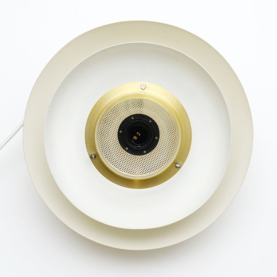 Image 1 of Lampe vintage en laiton, Danemark, années 1970