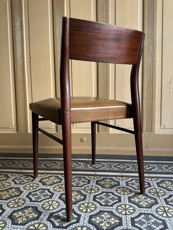 Image 1 of Georg Leowald Modèle 351 Chaise rembourrée Fabricant Wilkhahn