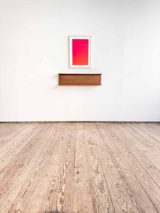 Image 1 of Mid Century Schrankwand 100cm in Teak von Walter Wirz für Wilhelm Renz, 1960er Jahre