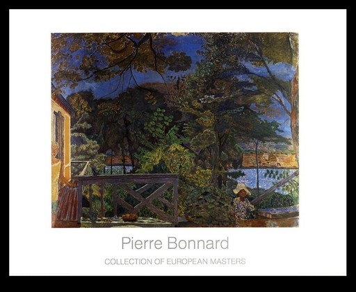 Bonnard, Pierre - La terrazza di Vernon - Collezione di maestri europei - Stampa artistica