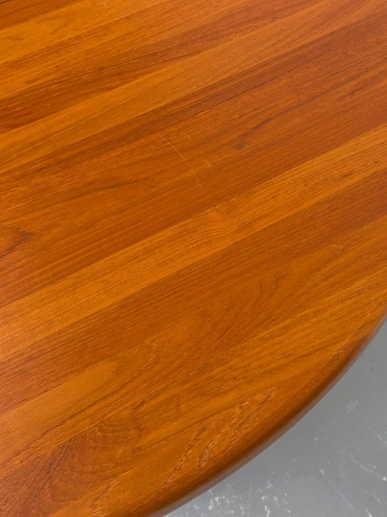 Vintage Teak Round Table – glostrup, Dining tables, Wood (photo 8 of 19)