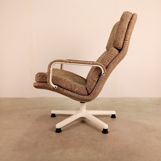 Artifort F 154 Fauteuil Geoffrey Harcourt Vintage Récemment Rembourré – Cotton, Iron (photo 7 of 10)