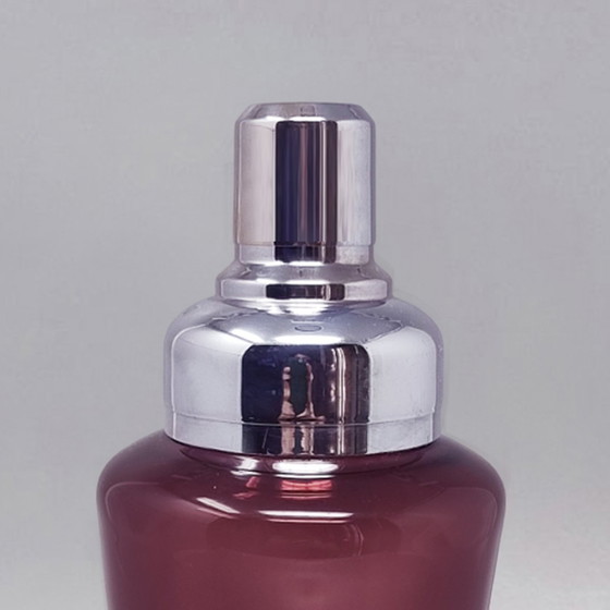 Image 1 of 1970s Gorgeous Purple Cocktail Shaker in Murano Glass. Made In Italy