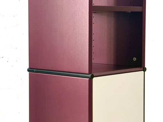 Image 1 of Modulares Designregal mit Schrankfach, 1990er Jahre