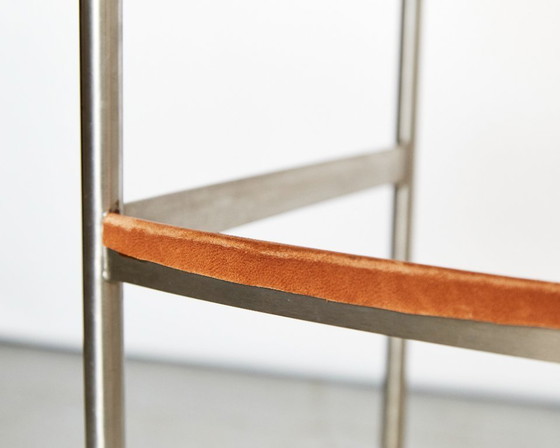 Image 1 of Pair Tito Agnoli Barstools "MissB" for Pierantonio Bonacina