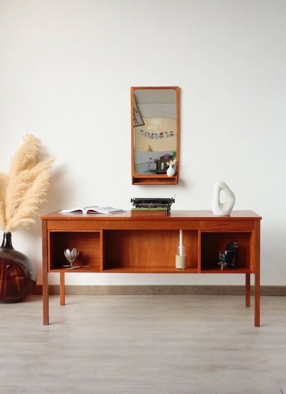 Image 1 of Scrivania vintage in teak, Danimarca – Domino Møbler (anni '60)