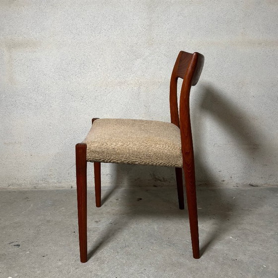 Image 1 of 6x Chaises de salle à manger modèle 77 Niels O. Møller Vintage danois