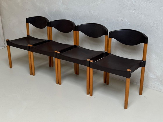 Image 1 of Chaises empilables Casala « Strax » vintage | Hartmut Lohmeyer