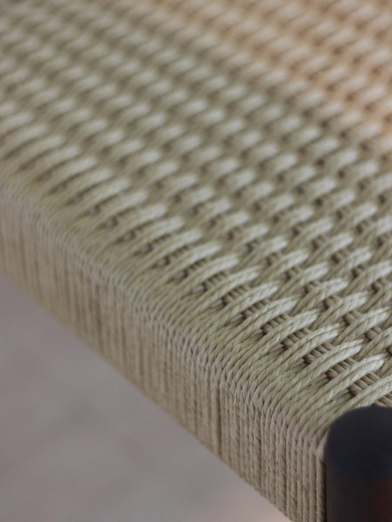 Image 1 of 4 sedie da pranzo Fristho in corda di carta