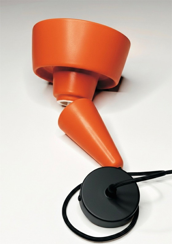 Image 1 of Paire de suspensions en grès SML 2.0 de NEO, conçues par Rodrigo Vairinhos – Orange vif mat (lot de 2)