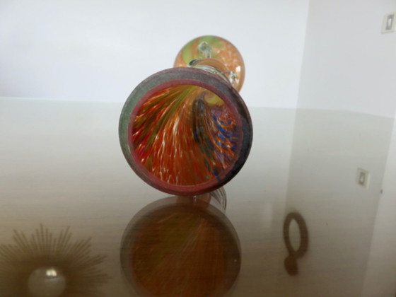 Large vase, soliflore, in blown Murano glass, 1960s-70s (photo 8 of 9)