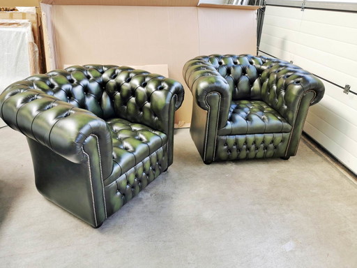 2 sillones club Chesterfield