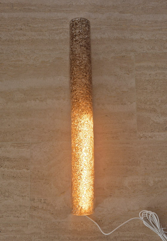 Image 1 of 2 cristales de repuesto para aplique de pared Hillebrand Murano de 60 cm con varilla de cristal hielo