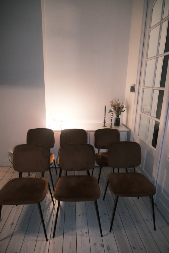 Image 1 of House doctor stoelen roestbruin 