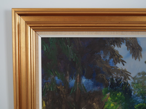 Image 1 of Gemälde "Der zerbrochene Baum", skandinavisches Design, 1970er Jahre