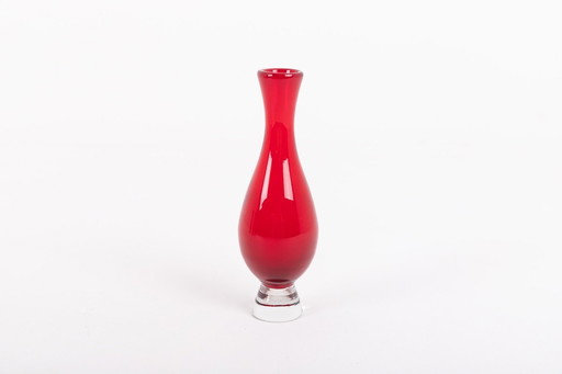 Ensemble de 4 vases en verre d'art de Monica Bratt pour Reijmyre, Suède, années 1950