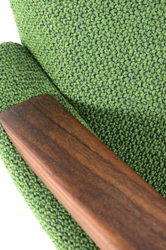 Image 1 of Vintage fauteuil stoel 'Breda' nieuw gestoffeerd