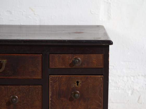 Small antique Japanese Tansu - Taishō / Showa Period (c. ) #99 – Chest of drawers, Metal (photo 31 of 40)