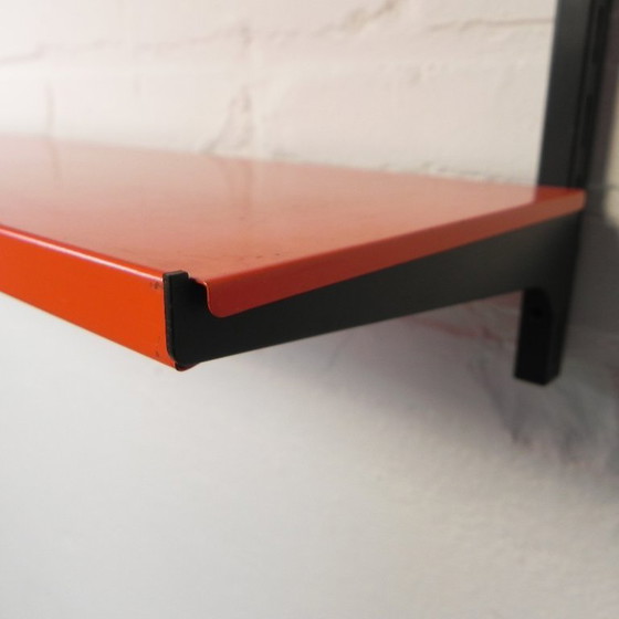 Image 1 of Tomado Holland wall rack - A. Dekker orange black, 1970s