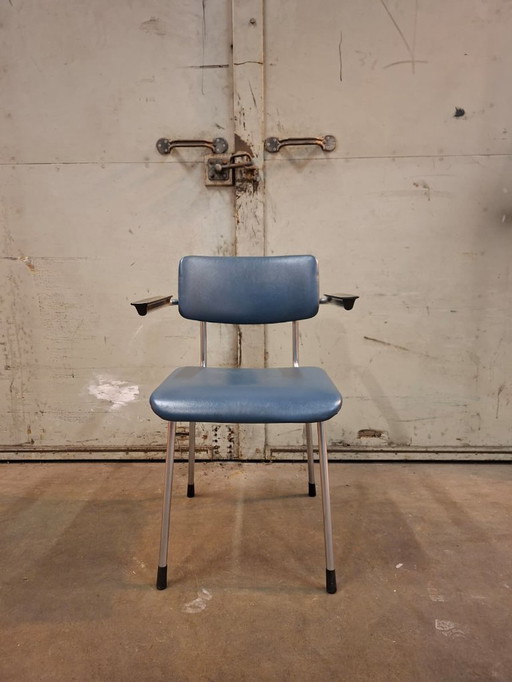 Vintage Gispen chair 1235 1960s blue