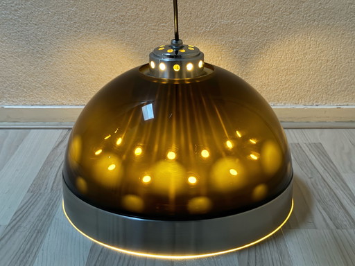 Vintage Dijkstra Globe Plafondlamp, Hanglamp, Retro Ruimtetijdperk