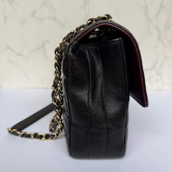 Chanel reversed chevron flap bag – Bolsos de hombro, Cuero (photo 10 of 16)