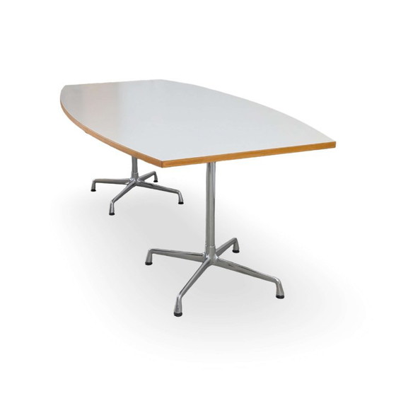 Mesa de conferencia Eames Segmented Table Vitra Original Midcentury, Mesas de conferencia, Madera, Blanco (foto 4 de 9)