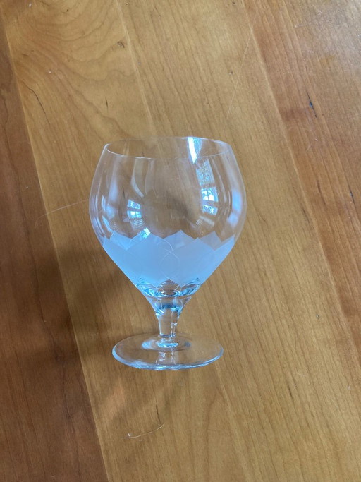 Vijf Rosenthal kristallen whisky glas glazen. Lotus design van Wiinblad – glazen karaffen, Crystal (photo 2 of 5)