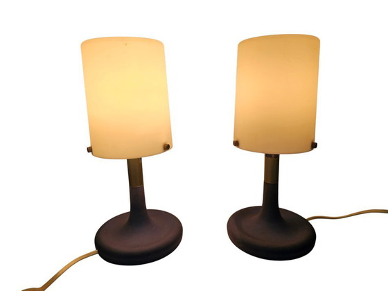 Image 1 of Ikea - Suède - B0010 - Lampes de table (2) - Design en plastique - Années 90