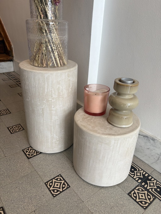 Set mit 2 Mortex-Präsentationsständern – decoratieve objecten, Stone (photo 2 of 10)